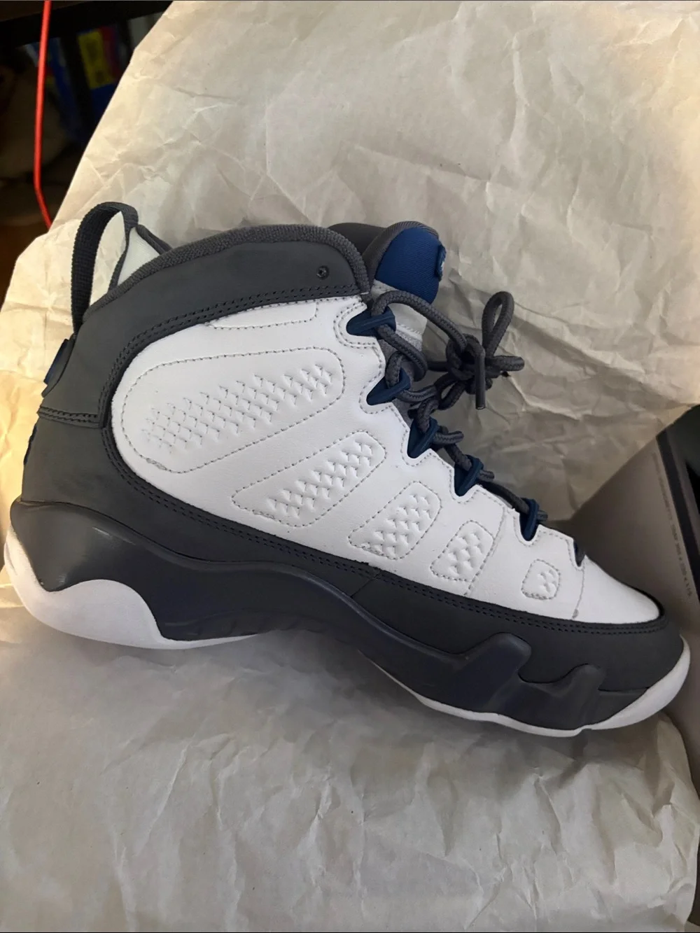 Jordan 9 Retro (GS) Navy and Gray